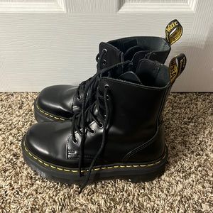 Black Jadon Dr. Martens Platform Boots